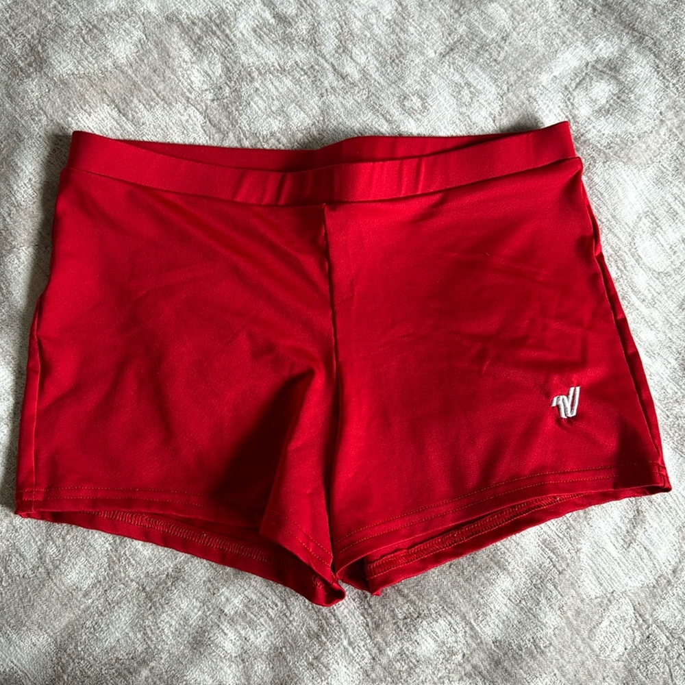 Red Athletic Shorts | Size M